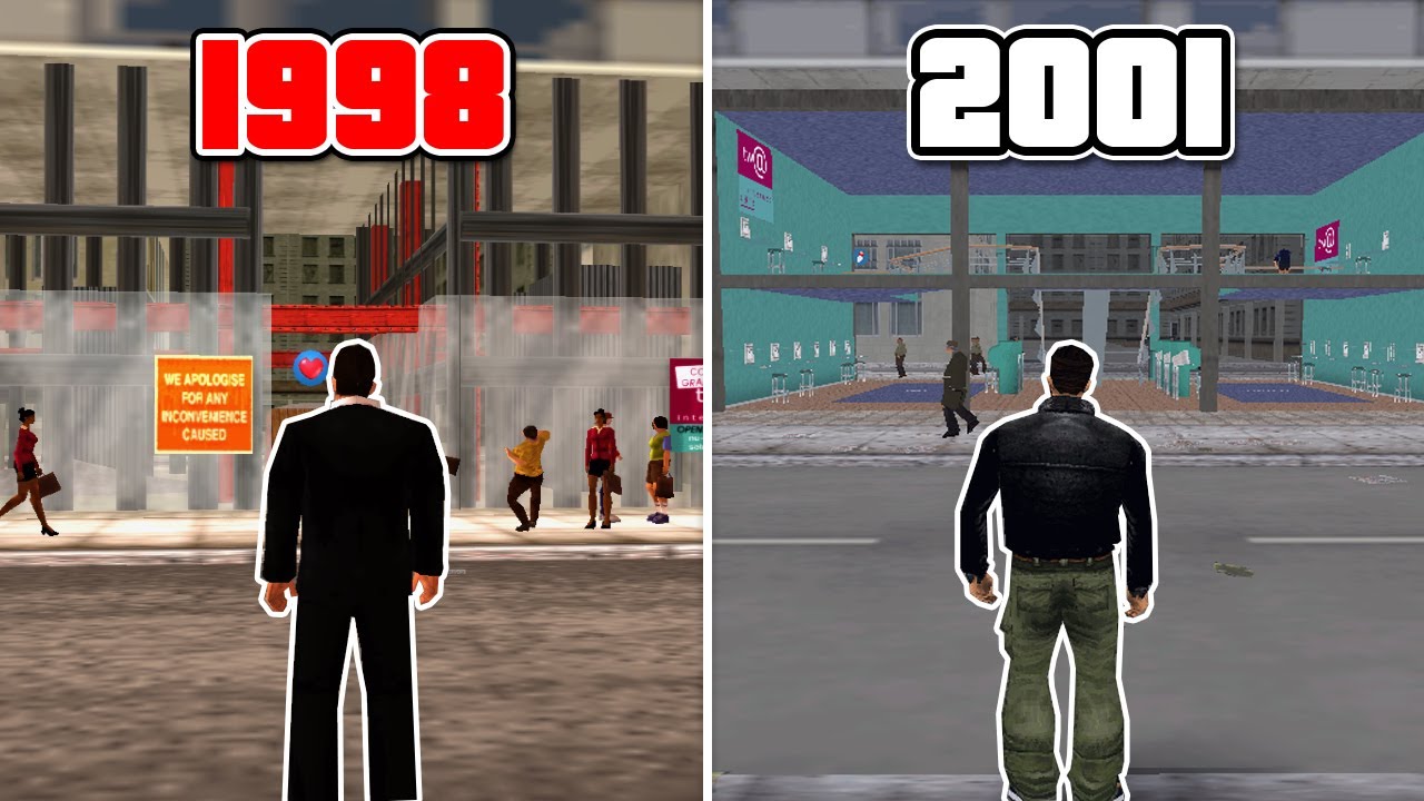 GTA Liberty City Stories VS GTA III - Comparación De Liberty City (1998-2001)