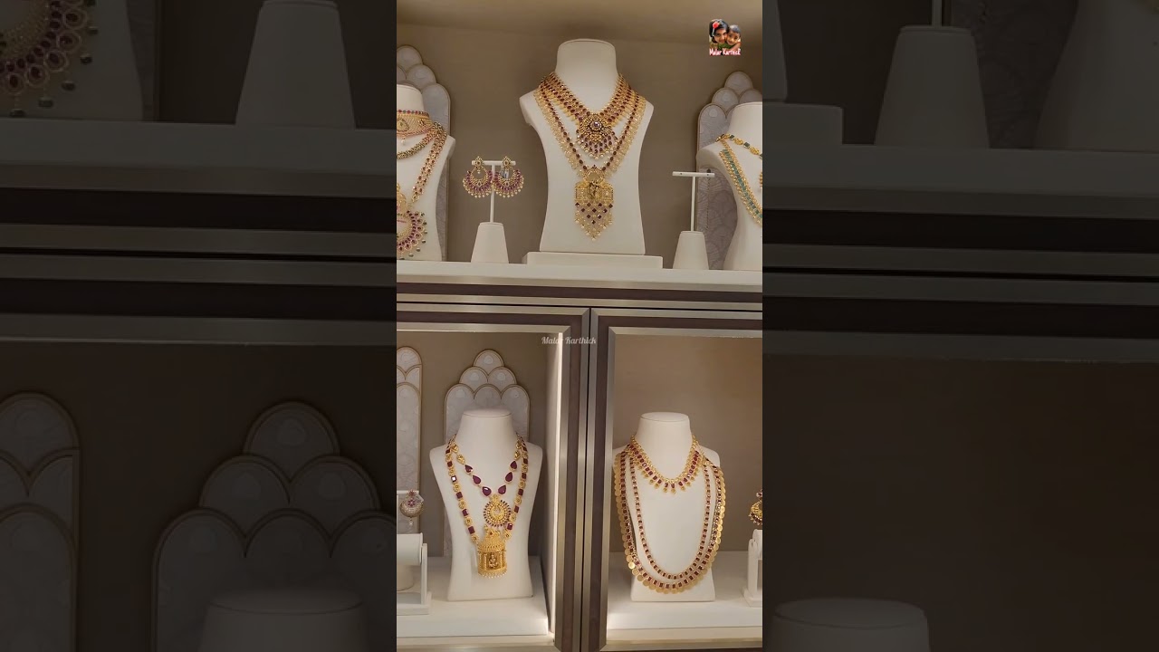 Perica and Nrityanjali Gold collections from Malabar Dubai #shorts #4k  @MalarKarthick 16 July 2023
