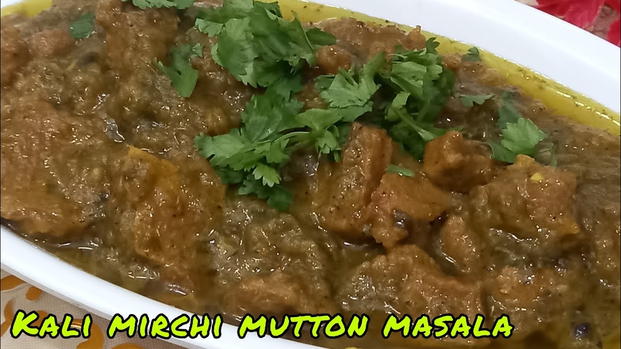 Kali Mirchi Mutton Masala|Mutton Masala Recipe|Sadath Cooking World 