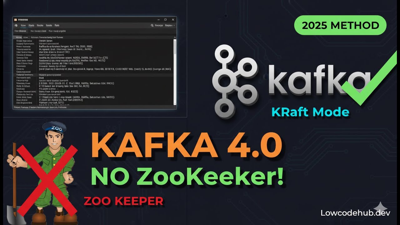 Kafka 4.0 Windows Setup in 2025: KRaft Mode WITHOUT ZooKeeper! (Step-by-Step)