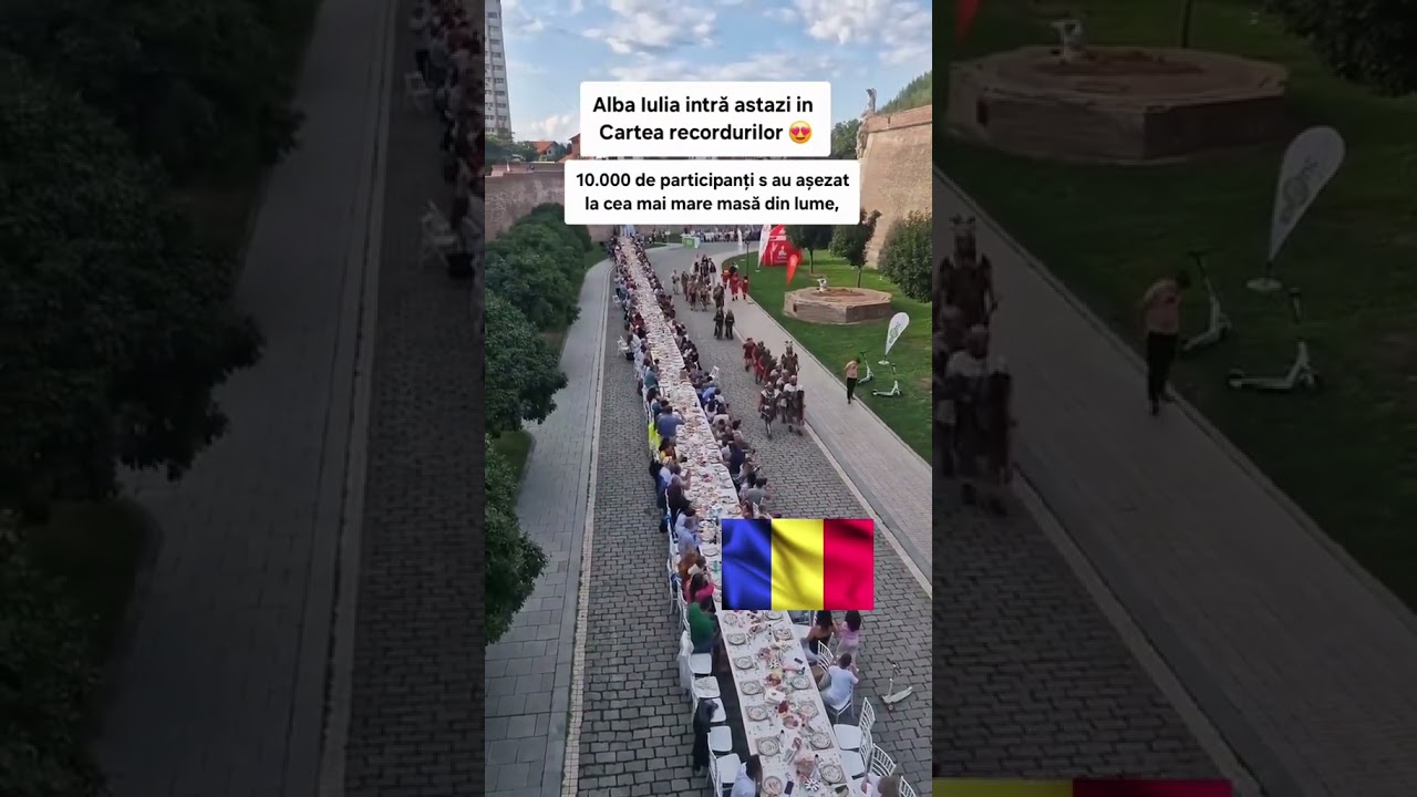Astāzi , Alba Iulia , Intră In Cartea Recordurilor 🇷🇴 #rom&acirc;nia #albaiulia #evenimentrecord