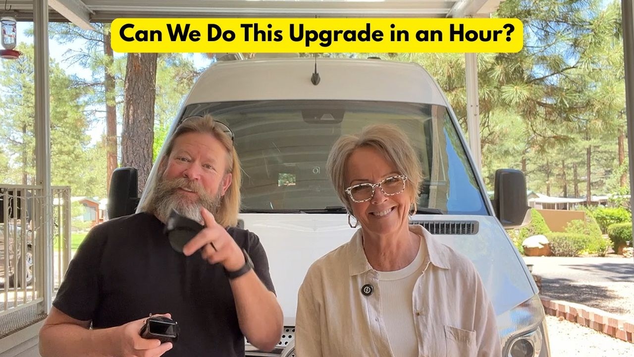 This Simple Upgrade Made a HUGE Difference in our Class B Sprinter Van