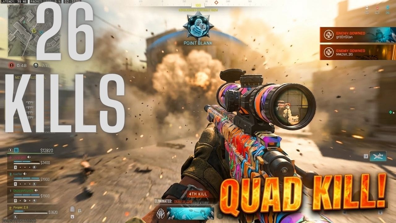 CALL OF DUTY: WARZONE 26 KILL SQUAD  WIN  GAMEPLAY! (NO COMMENTARY)