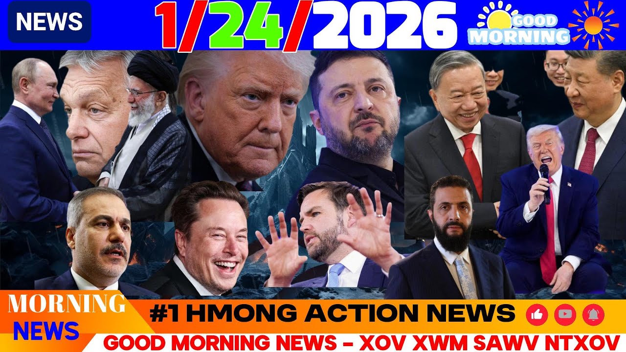 1/24/2026 (AM)🎯TRUMP ROV TXHAWB UKRAINE, MN-USA-ICE, PUTIN TSO IRAN, SYRIA, VENEZUELA, ASIA NEWS