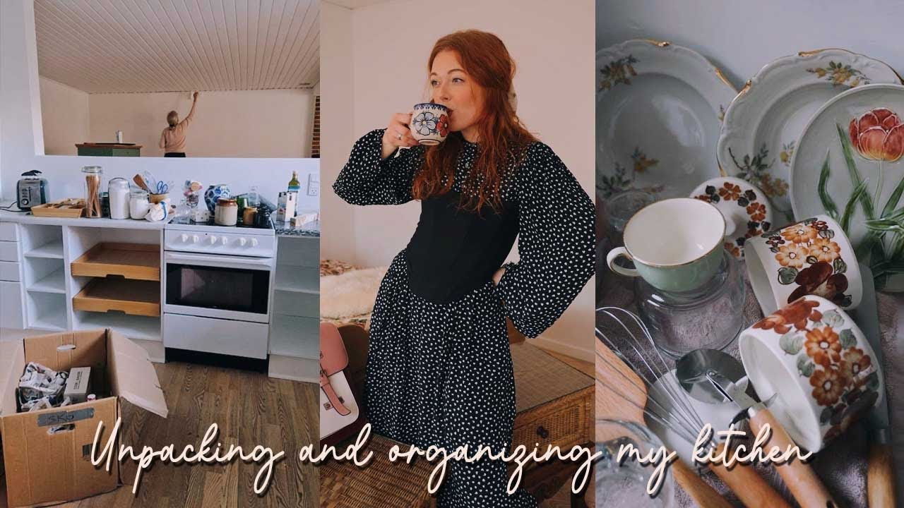 Unpacking and organizing the kitchen in my new house