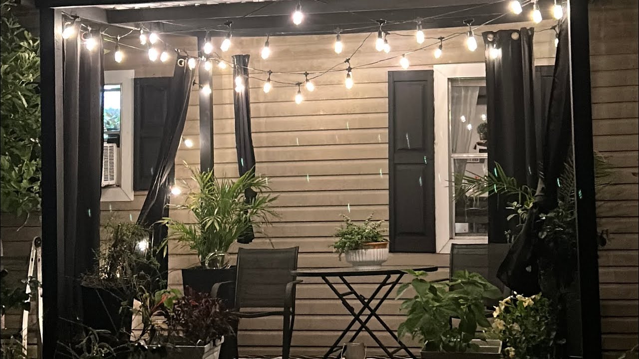Decorating patio time
