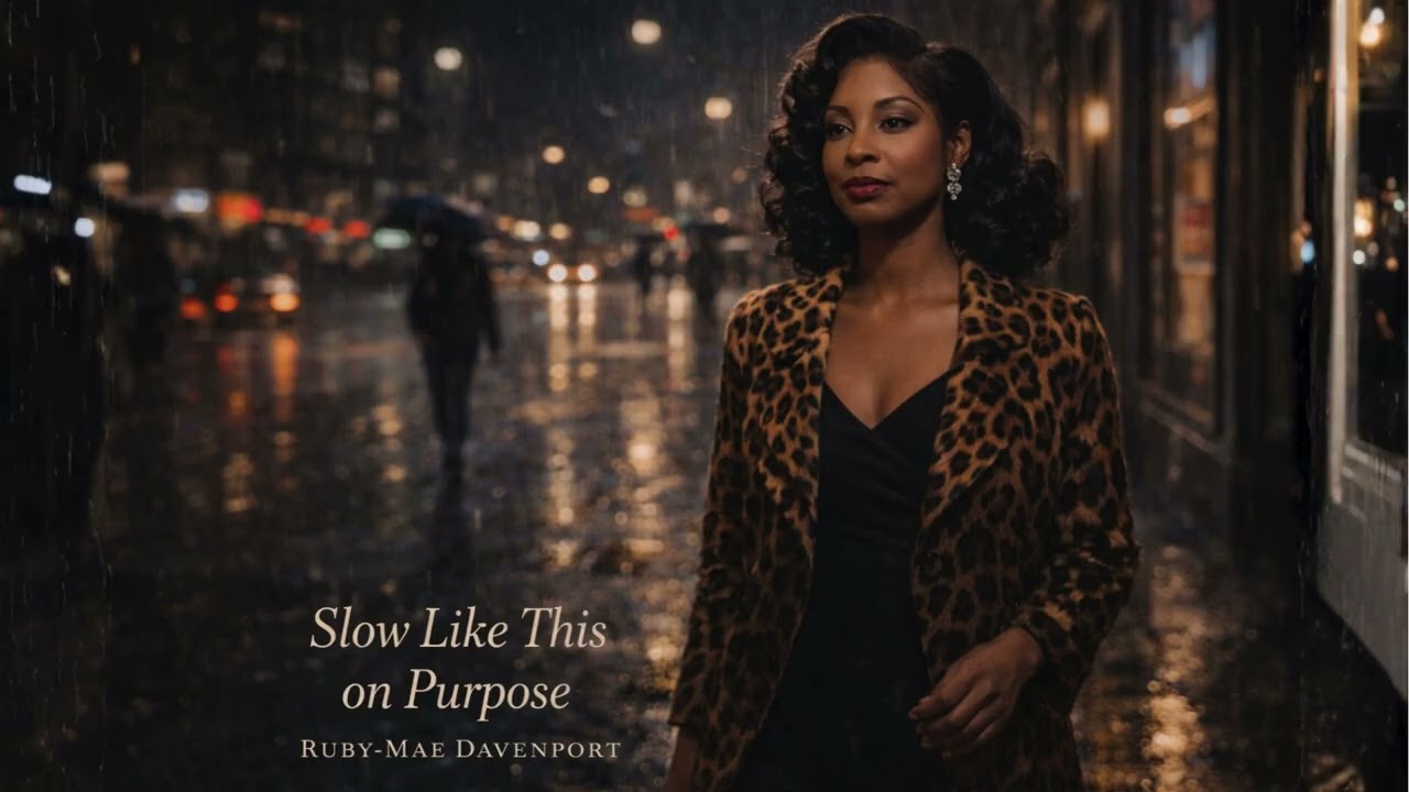 Slow Like This on Purpose 🌧️ Rain Jazz for Peace, Patience, Late Nights & Calm Focus