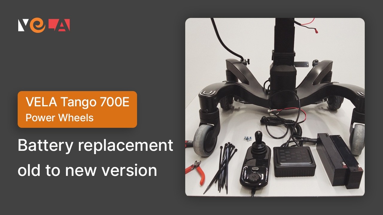 Battery replacement old to new version - VELA Tango 700E Power Wheels | Disassembly & Assembly Guide