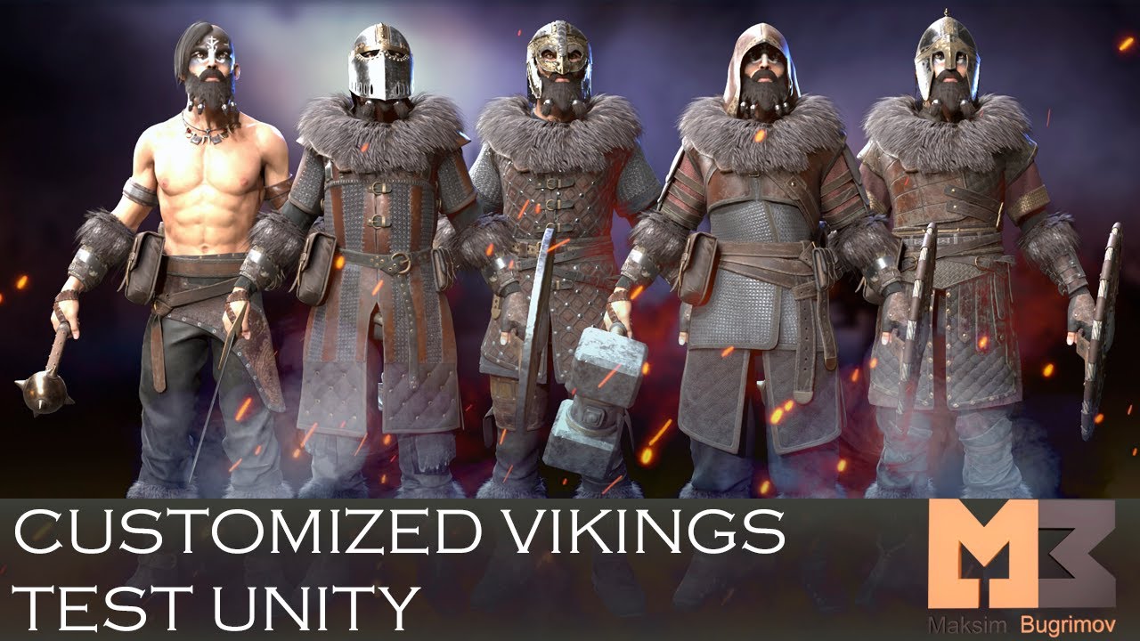 Viking (Costomized)  Test In UNITY