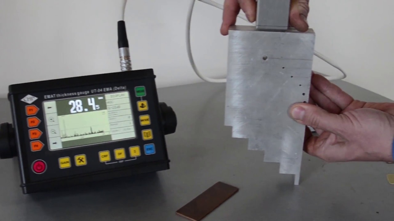 EMAT thickness gauge
