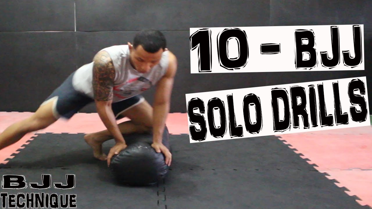 10 BJJ SOLO DRILLS PARA MELHORAR SUA MOVIMENTAÇÃO POR CIMA - BJJ TECHNIQUES (DRILLS)