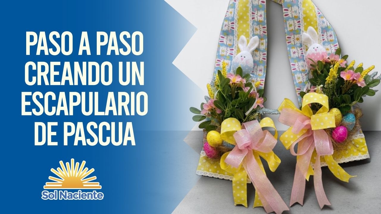 Cómo hacer un Escapulario para Pascua | Tutorial paso a paso
