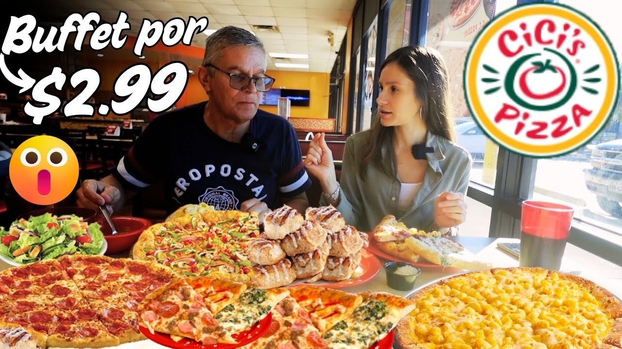 El BUFFET DE CICIS PIZZA, TODA la PIZZA que puedas COMER por $2.99