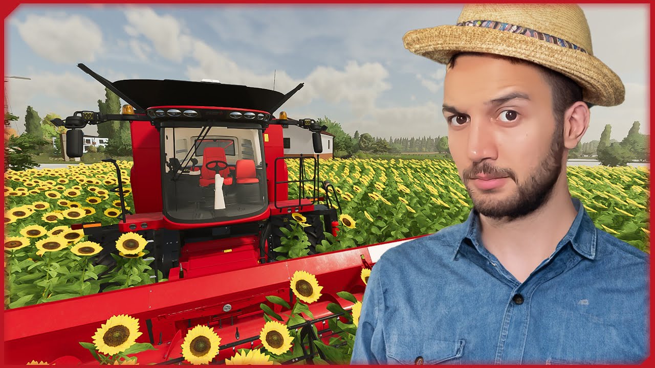 Ayçiçeği Yetiştiriciliği ve Ay Çekirdeği Hasadı || Farming Simulator [S3-B20]