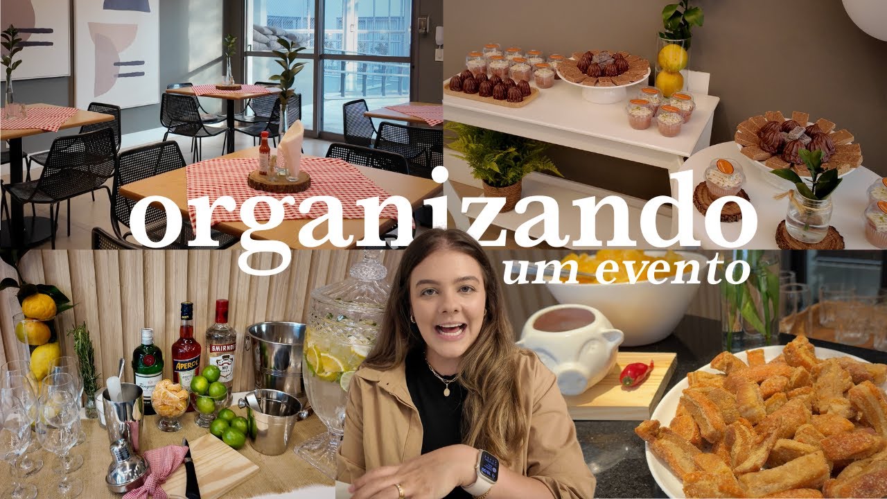 Organizando um evento de confraternização para 13 pessoas do zero comigo, decoração, cardápio e mais