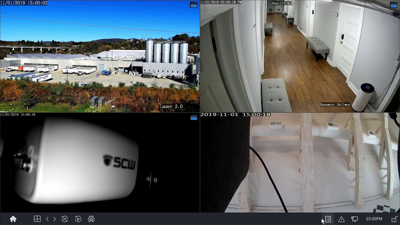 Identifying Icons on the Live View Toolbar on an Admiral and Imperial NVR