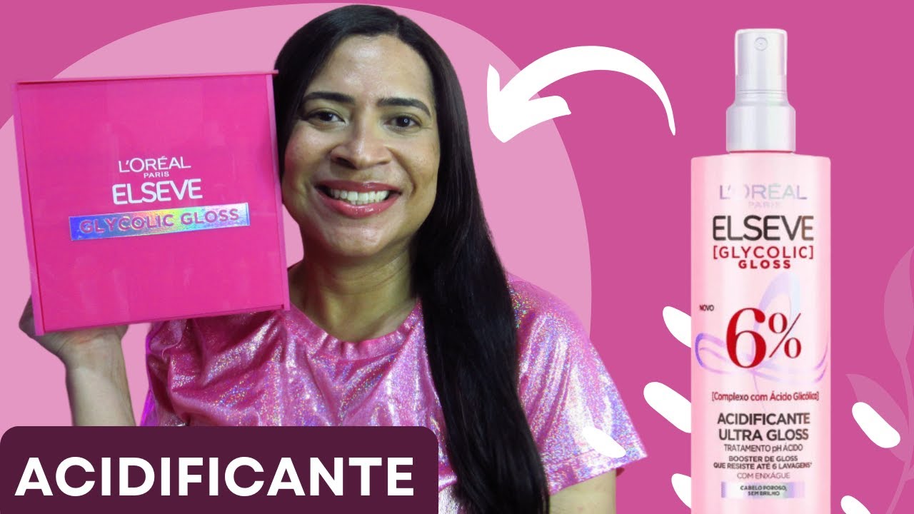 💖 ACIDIFICANTE ELSEVE GLYCOLIC GLOSS - PRESS KIT L'OREAL PARIS - DENISON DIAMOND