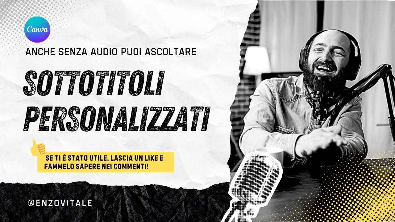 Sottotitoli in Canva? Facile così! (#sottotitoli #canvatutorial)