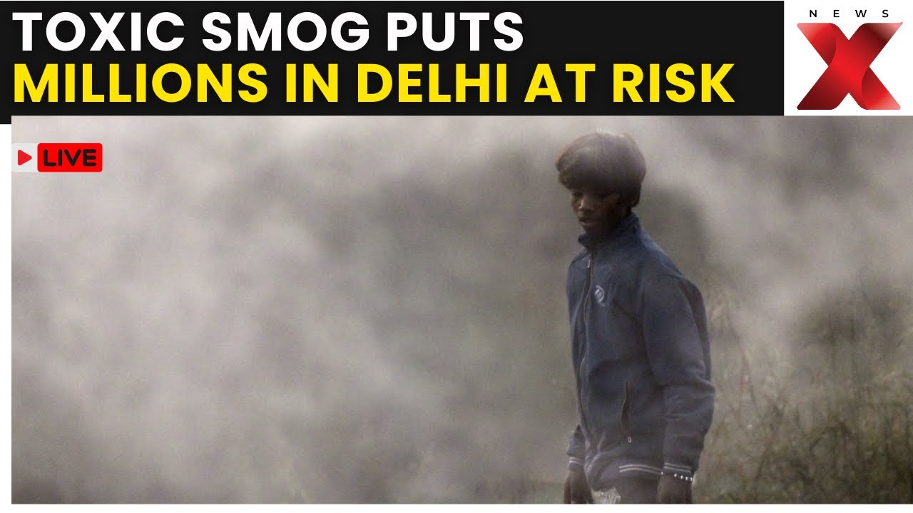 Delhi Pollution LIVE | Air Pollution Crisis Deepens in Delhi With Smog and Very Poor AQI Levels