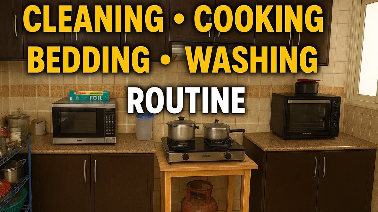 Morning🌅 to Noon🕐 Routine of a Housewife👨‍👩‍👦‍👦 | No Rest After Weekend😂🤣
