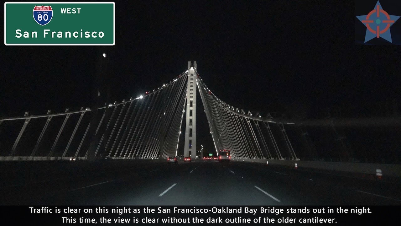 (S10 EP06) I-80, San Francisco-Oakland Bay Bridge at Night