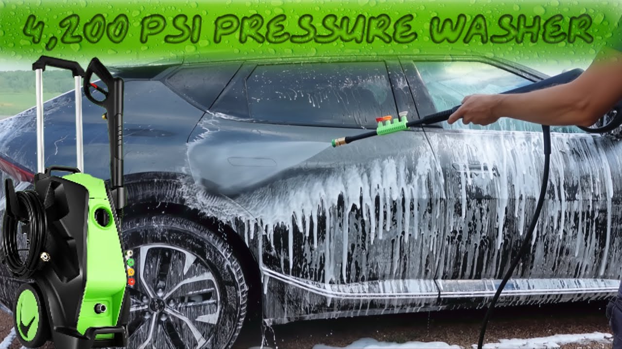 4200 PSI Electric Pressure Washer Test and Review