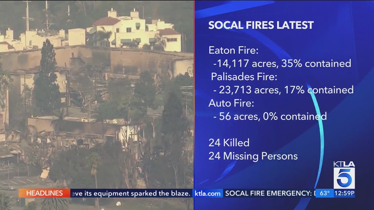 Southern California wildfires: KTLA Tuesday 1 p.m. Team Coverage