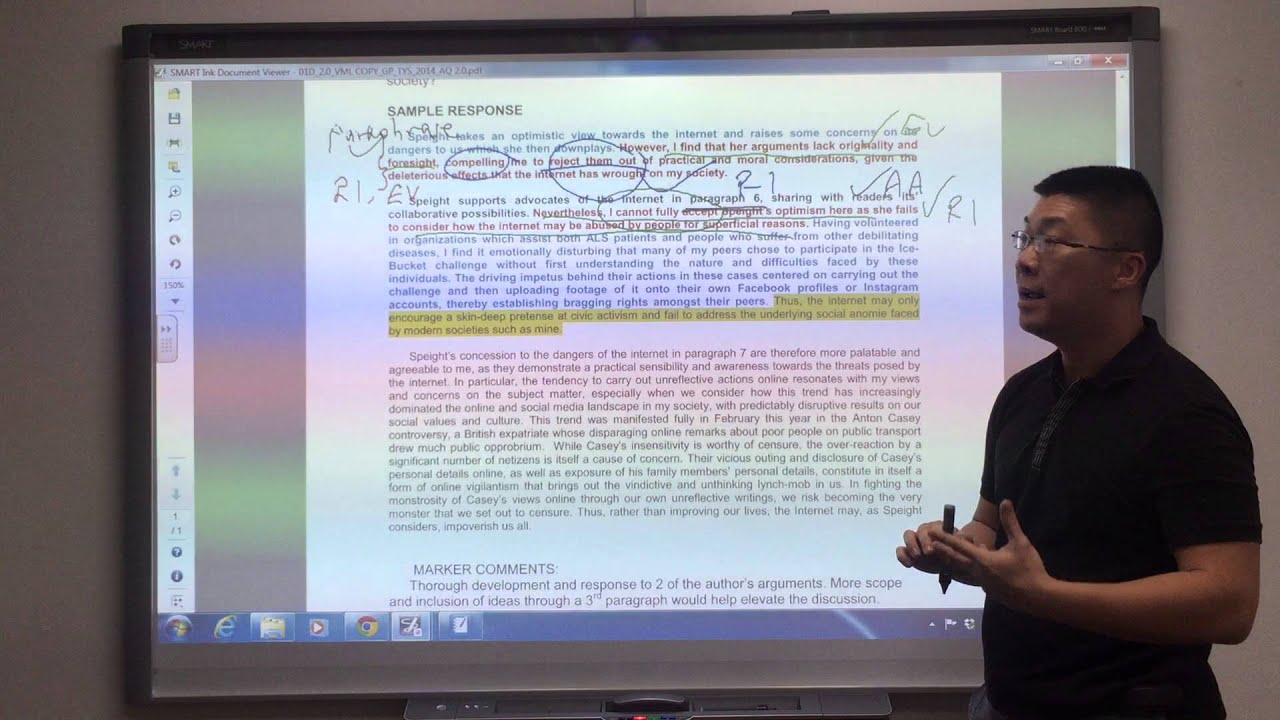 General Paper - AQ Paragraph Structure