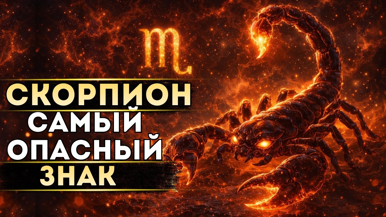 Почему СКОРПИОН самый ОПАСНЫЙ знак?