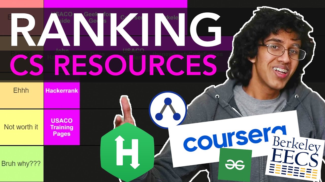 Free CS Resources Tier List!!!! - Ranking best ways to learn coding, algorithms, and more!