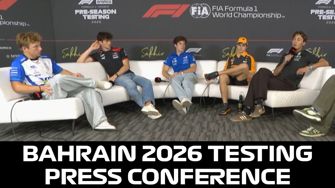F1 Drivers Press Conference – Day 3 | Bahrain Testing Week 2 | F1 2026