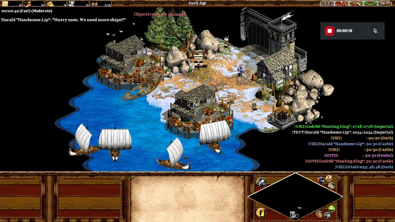 Age of empires 2 custom campaign: Halfdan and the inheritance of the Ynglings (pt 1) (No comment)