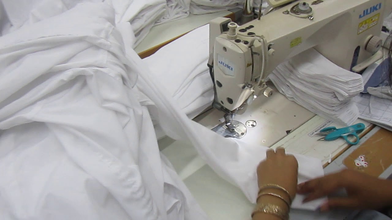 SHIRT CUFF ATTACH WITH FOLDER AND SINGLE NEEDLE LOCK STITCH MACHINE