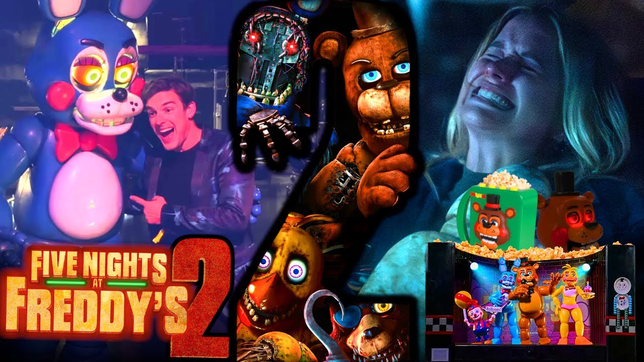 НОВЫЙ ПОСТЕР ФИЛЬМА FNAF 2 «Withered»! Секретное событие, вёдра попкорна, интервью (новости FNaF)