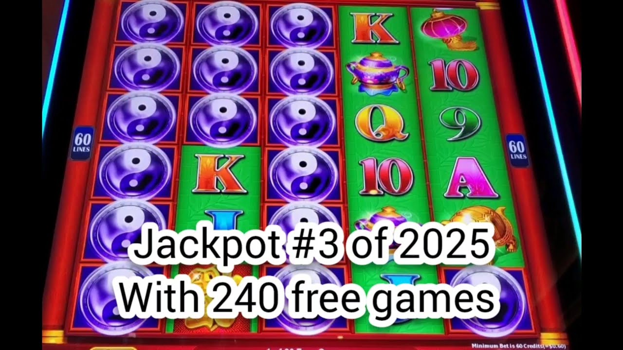 Jackpot #3 of 2025 on the China Shores Great Stacks by Konami. 
