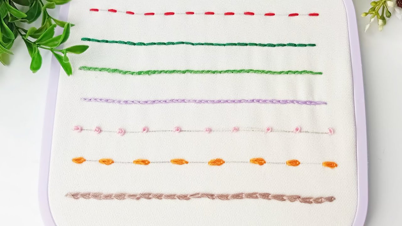 7 Simple and Useful Embroidery Stitches 