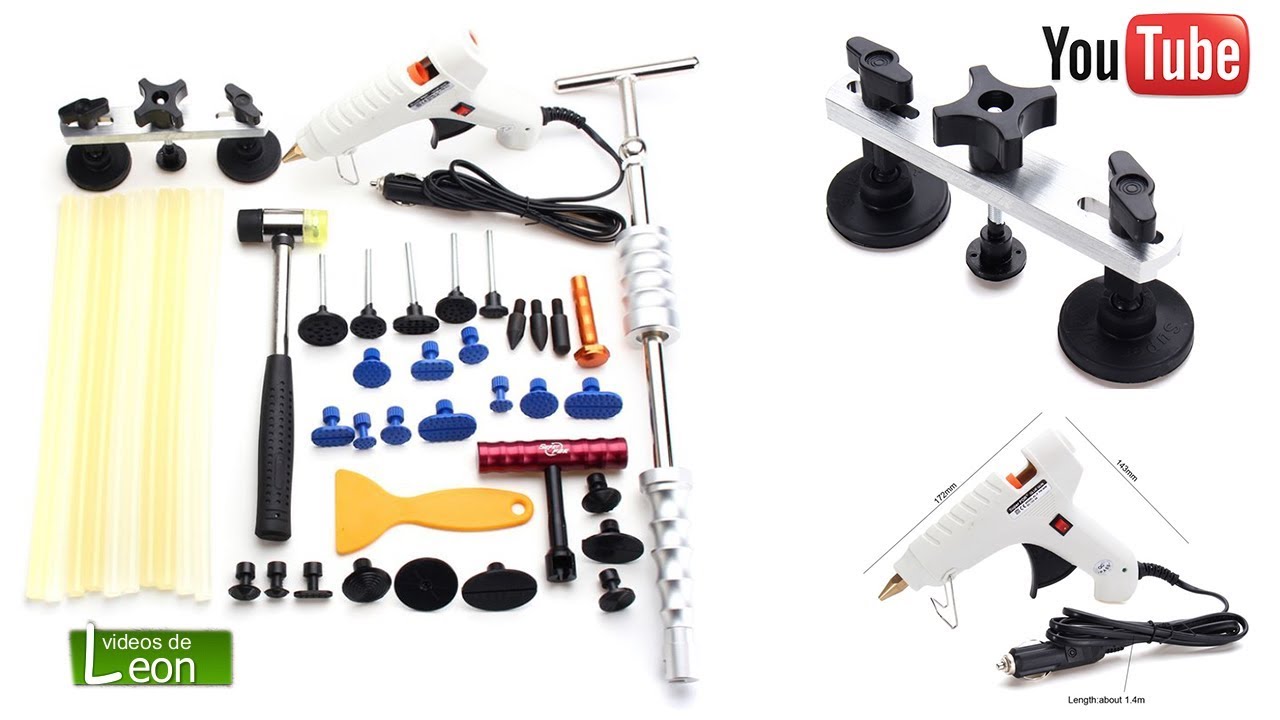 Kit saca bollos universal / para reparar auto