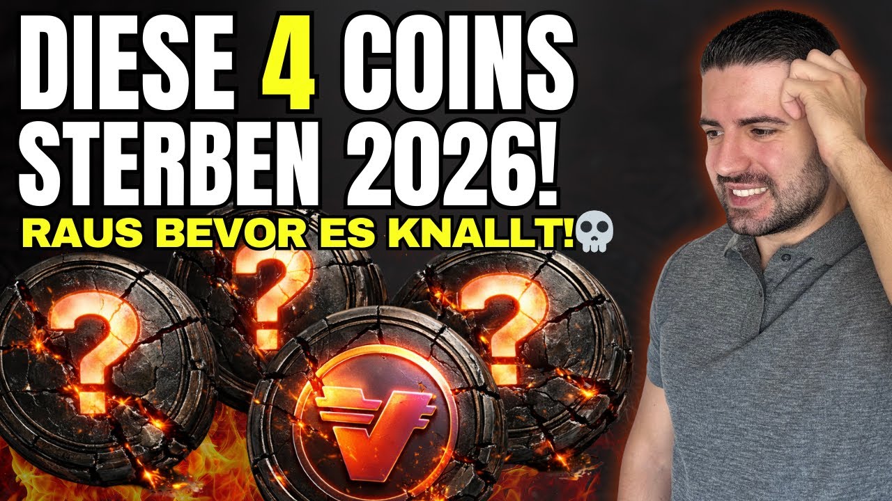 Krypto: 4 Altcoins, die 2026 STERBEN – Bist DU noch drin?!