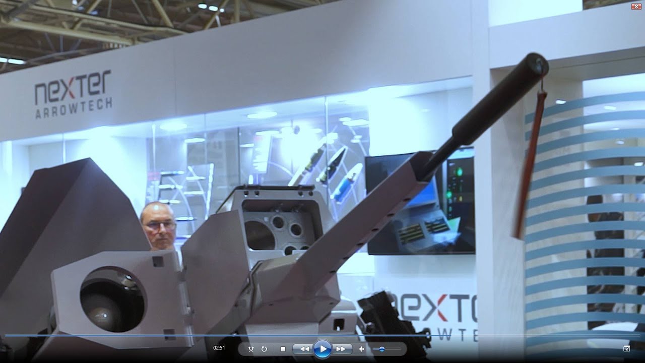 Discover new Nexter Narwhal remote-controlled naval weapon station 20mm cannon & Akeron MP missile