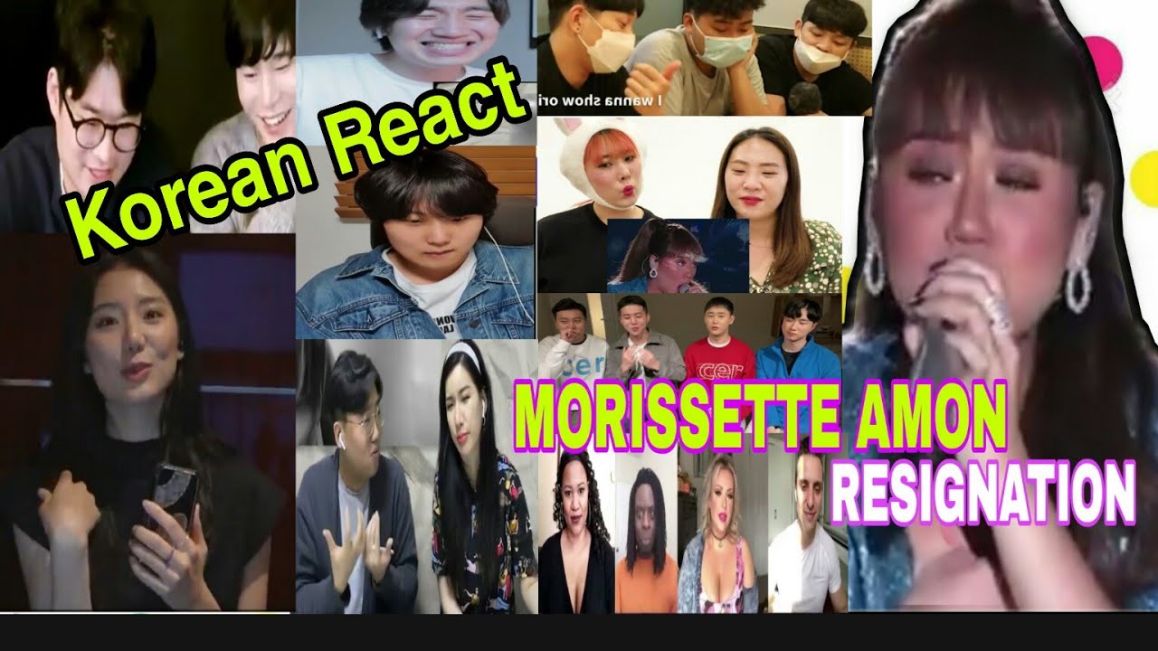 Korean Reactors Reaction Compilation of Morissette Amon Cover 