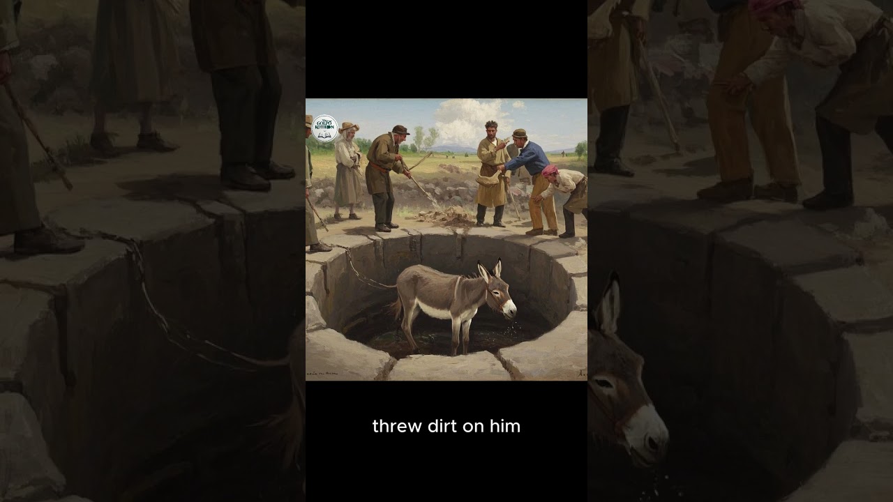 The Donkey in the Well&ndash;A Funny Story With Powerful Life Lesson | Animated Moral Story | Golpo Kothon