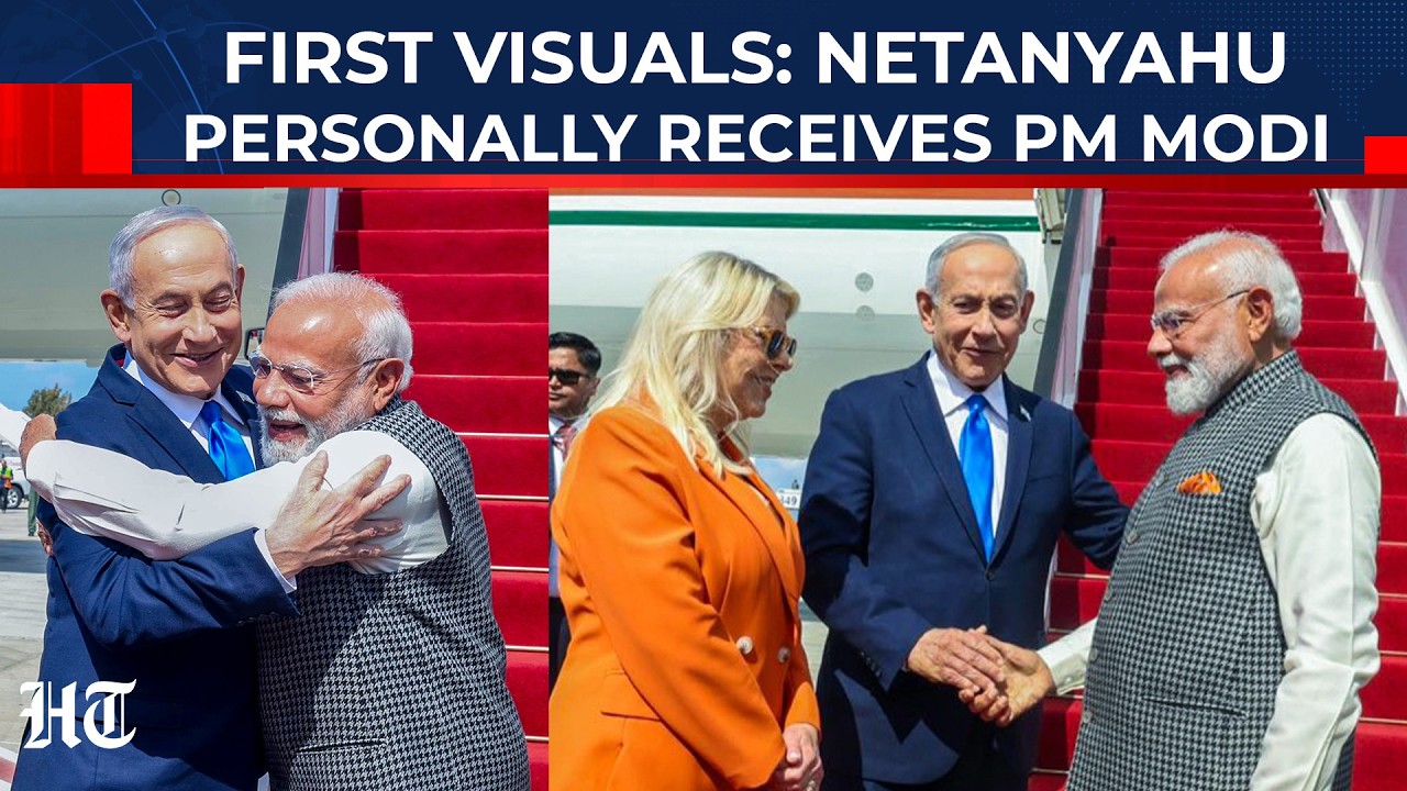 Netanyahu Breaks Protocol Again For PM Modi, Warm Hugs & Private Chat Straight Off The Aircraft