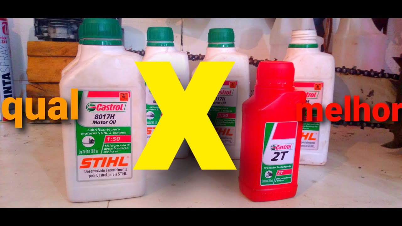 Qual seria melhor oléo dois tempo stihl  x castrol
