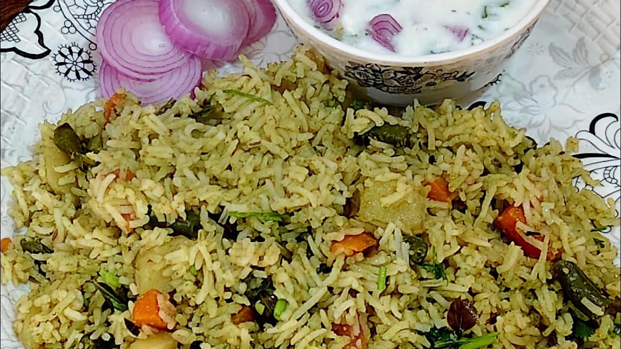 Veg Pulao Recipe(lunch box recipes)Easy to make veg Pulao recipes)..