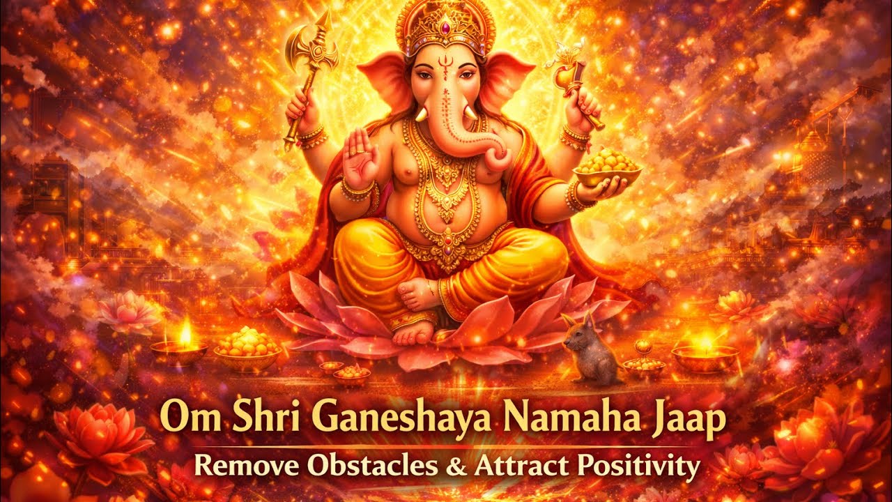 Om Shri Ganeshaya Namaha Jaap | Remove Obstacles & Attract Positivity