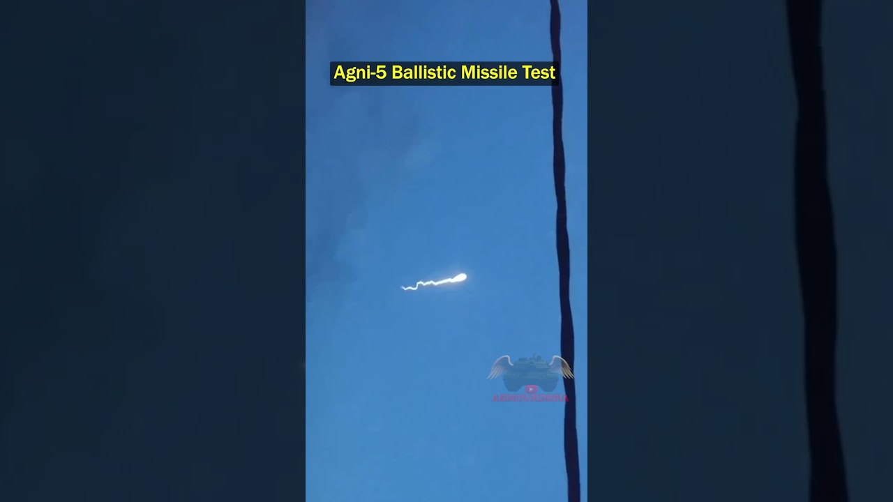 Agni-5 Ballistic Missile Test Launch with MIRV Warheads!!