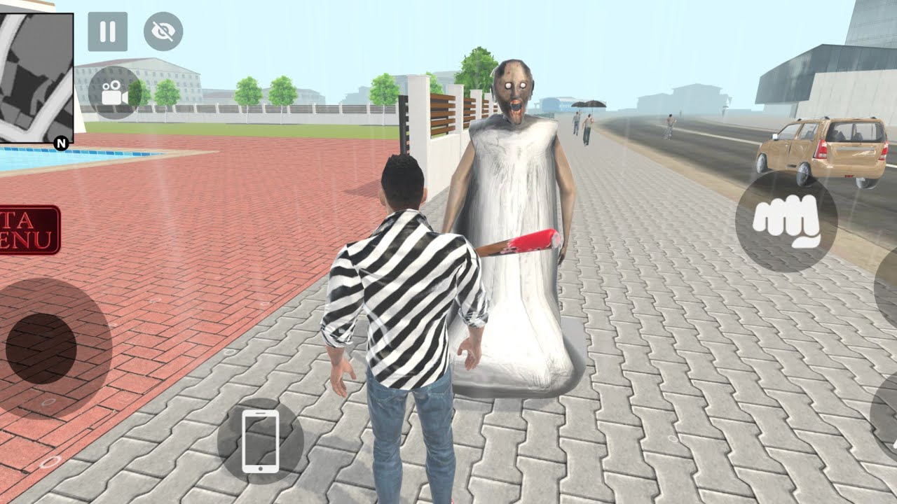 Franklin killed Granny☠️ Gangster life in Indian streets | Open world game for Android ❤️