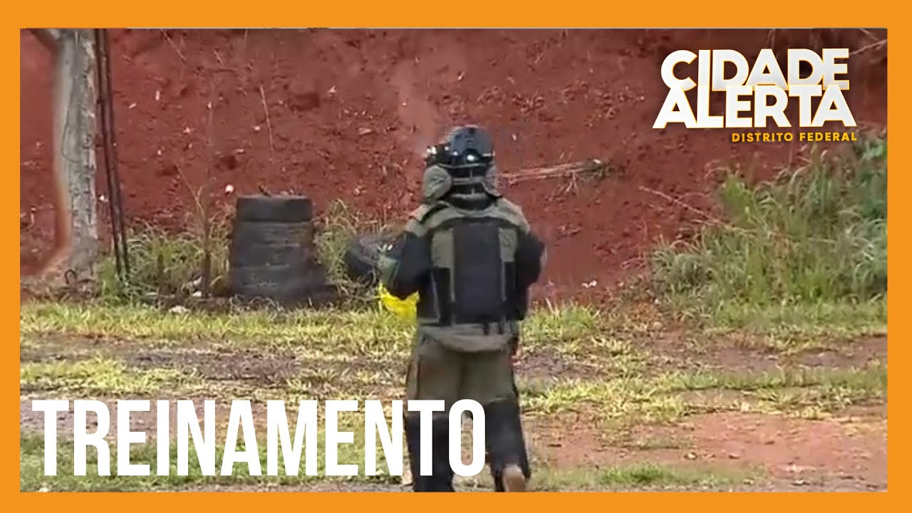 Esquadrão é especializado em identificar e neutralizar bombas no DF