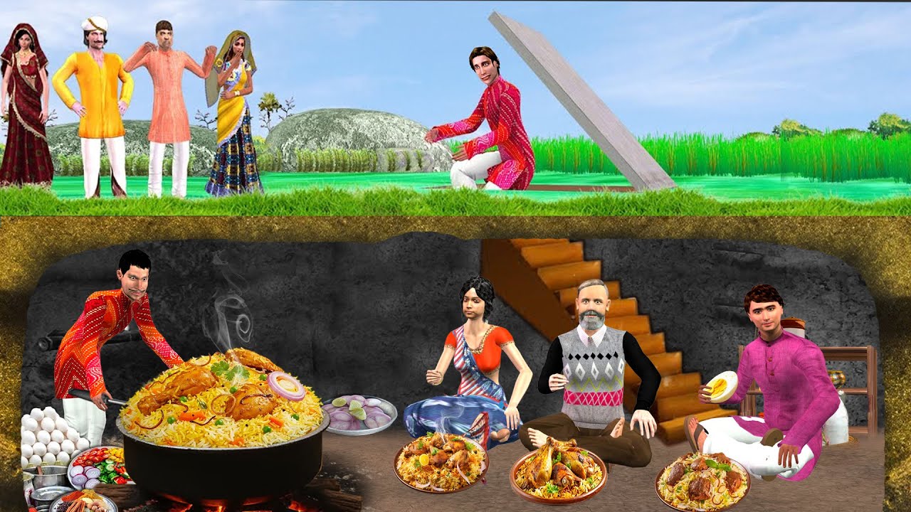 Underground Kitchen Tunnel Unlimited Chicken Biryani Street Food Hindi Kahaniya