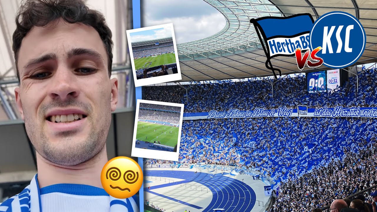 ZU WENIG...🙄 HERTHA BSC - KARLSRUHER SC STADIONVLOG